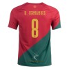 Officiële Voetbalshirt Portugal B. Fernandes 8 Thuis WK 2022 - Heren